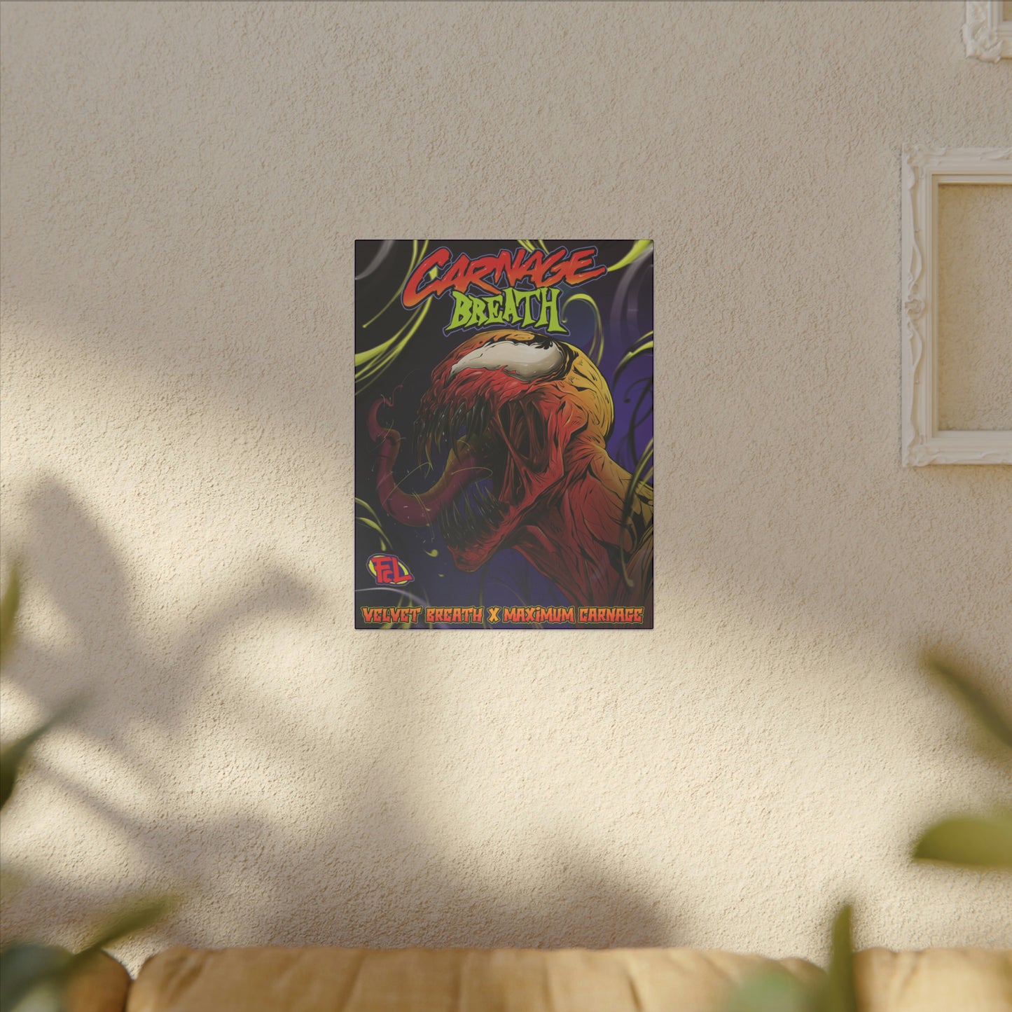 Carnage Breath Canvas Print 11.8″ x 15.8″in