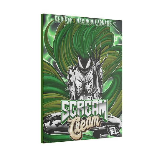Scream Cream Canvas Print 11.8″ x 15.8″in