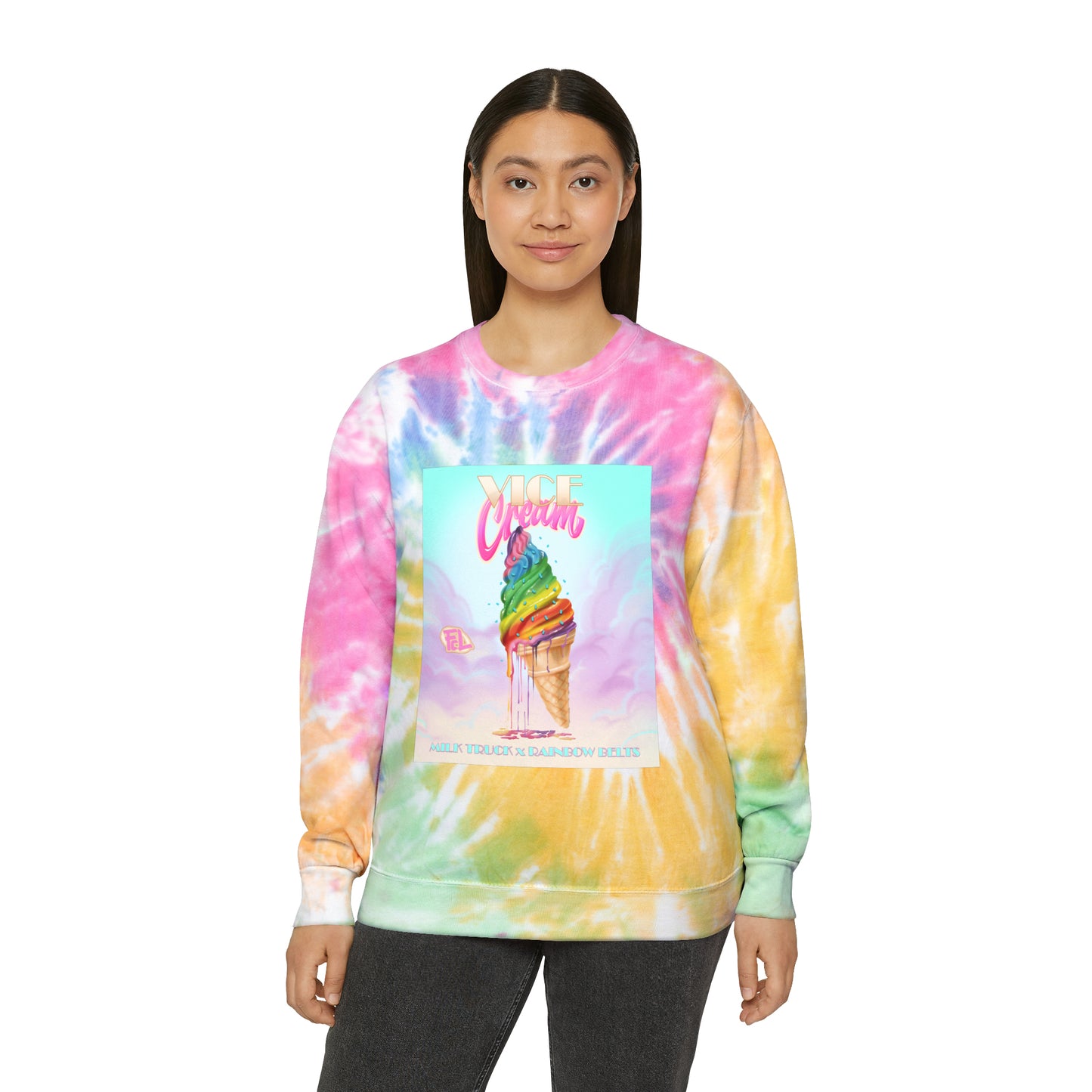 Vice Cream Tie-Dye Sweatshirt