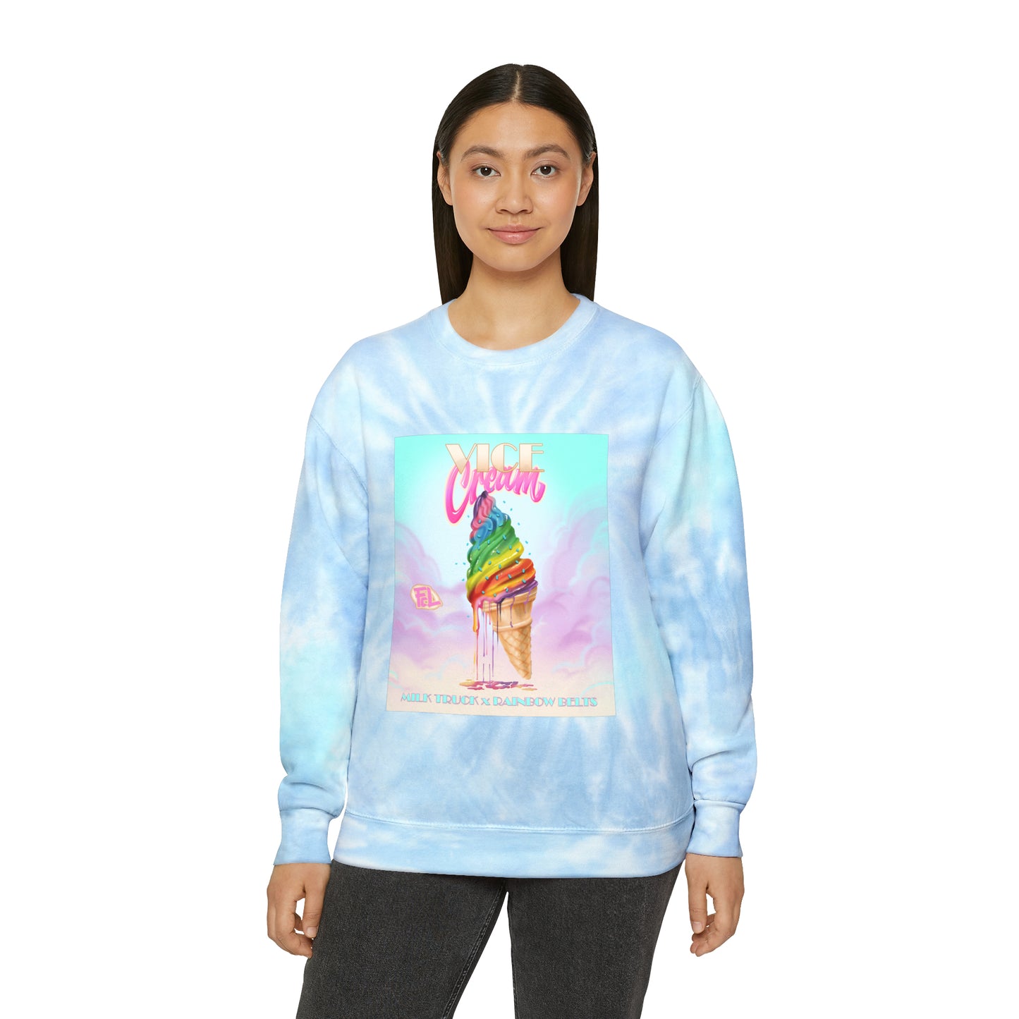 Vice Cream Tie-Dye Sweatshirt