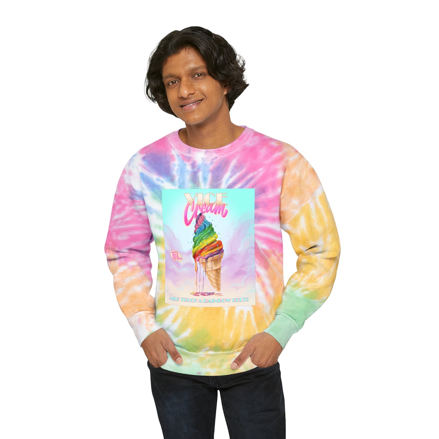 Vice Cream Tie-Dye Sweatshirt