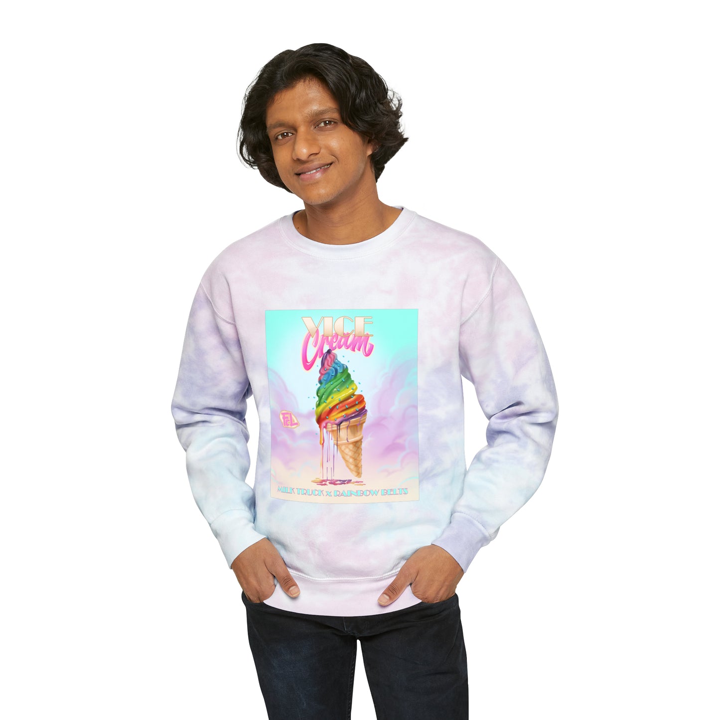 Vice Cream Tie-Dye Sweatshirt